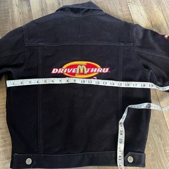 JH design boys demin black jacket size 12 - Picture 4 of 6